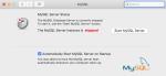 MySQL  Mac OS X -  